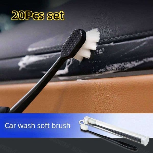 20 Pcs Anti static Nylon Cleaning Brush Dense Bristle PCB Solder Flux Remover Tool for Car BGA IC Glue Scrub Mobile Phone Repair