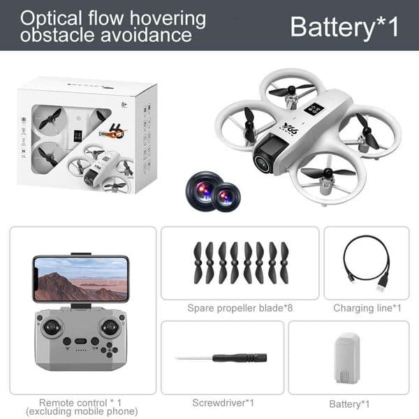 New Product V66 Remote Control Aircraft Dual Camera Altitude Hold Aerial Photography Drone Kuhangxin 1626-53-926