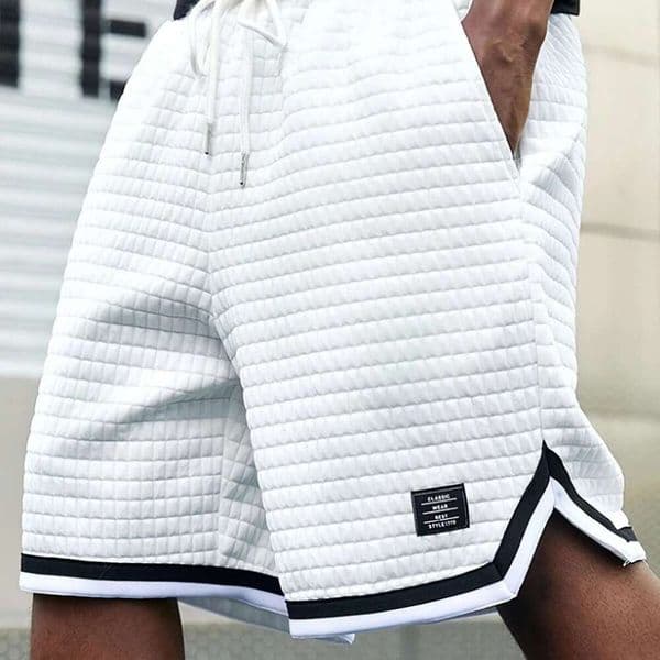 Shorts Men Designer Men's Summer Essential Shorts Sports And Fitness Outdoor Shorts Small-check Fabric, Loose And Breathable,