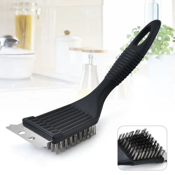For Barbecue Grill Brush Steel Wire Bristles BBQ Cleaning Brushes Durable Cooking Tool Outdoor Home Gas Kit Accessories 260429
