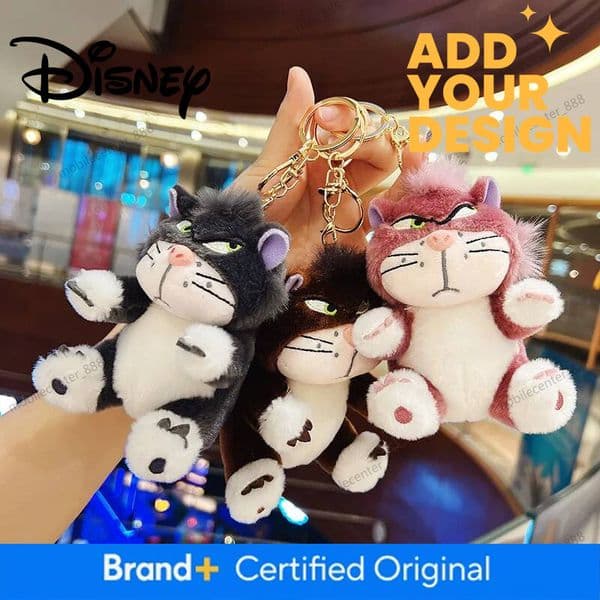 Designer Disney 12Cm 4 Colors Lovely Lucifer Plush Keychain Doll Kawaii Bag Pendant Plush Stuffed Toy Backpack Pendant Birthday Gift For Childre Luxury