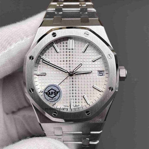 Top quality royals oak watch mens watch 15500 15510 super clone watches 4302 mechanical movement sapphire glass 904L steel 41mm with box OUN5