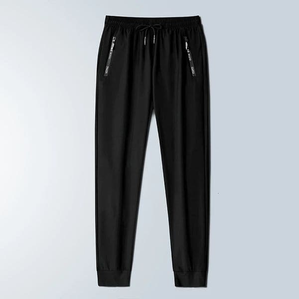 Ice Silk Pants for Mens Summer Thin Casual Pants for Mens Breathable Tight Feet Loose High Elastic Quick Drying Air 260429