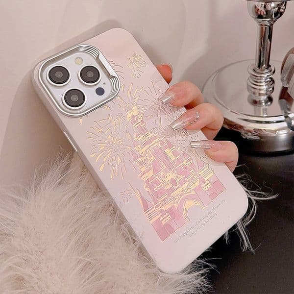Designer phone case All-Round Protection Luxury Dream Castle Fireworks Iphone Compatible Pro Max Phone Case Apple Laser Shockproof Scratch Resistant phone case