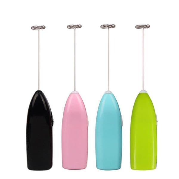 Electric Coffee Blenders Milk Frother Cream Mixer Tools Stainless Steel Egg whisk Beaters Logo Customize Box Packed FDA handheld JY0335