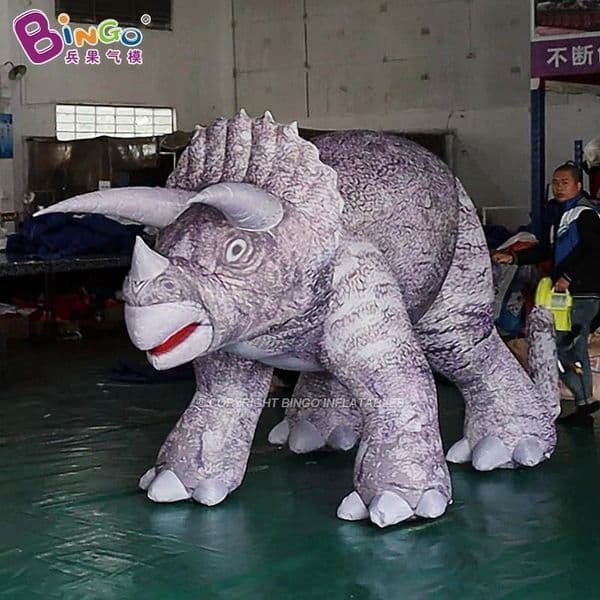 Free delivery Inflatable Triceratops for Zoo & Party Decorations Includes Air Pump