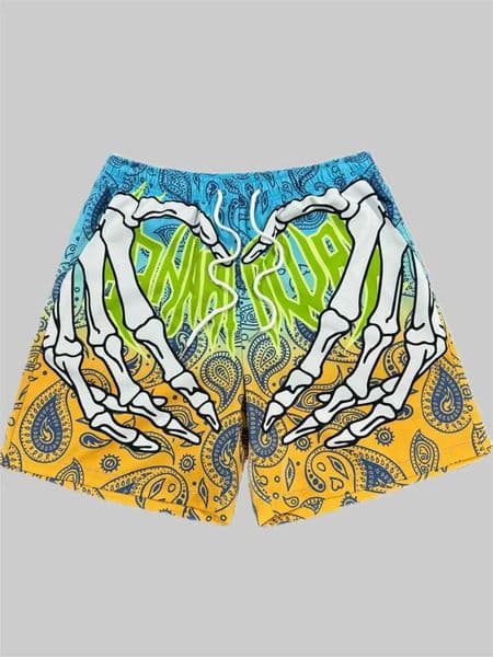 New Mens Summer Fashion Beach Pants Hip Hop Letter Printed Sports Shorts Breathable Quick Dry Outdoor Beach Large Size Shorts Z260429