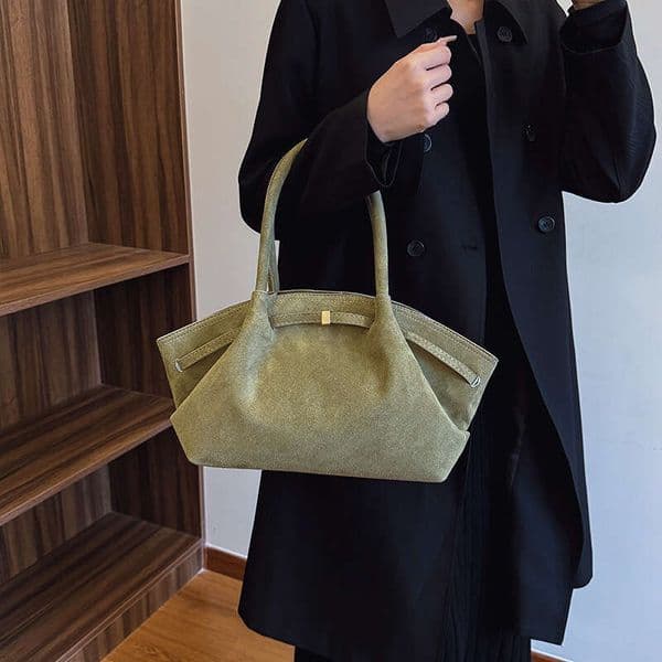 Retro High-End Matte Tote For Women New Handbag Simple Commuter Shoulder Underarm Bag Kl928