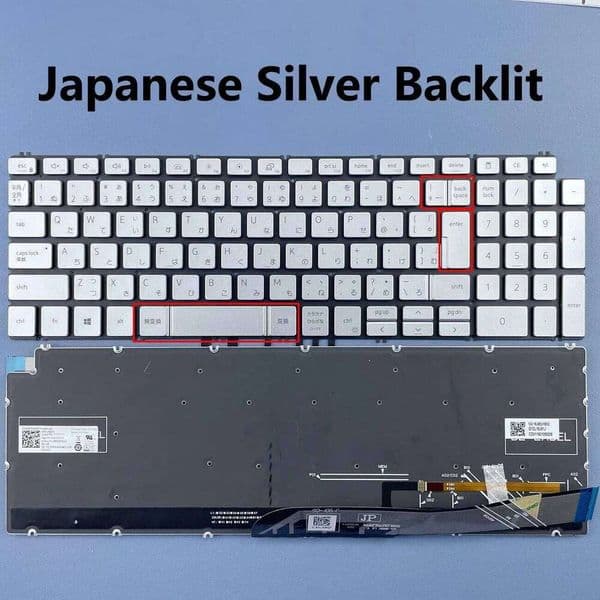 Japanese Backlit Keyboard For DELL Inspiron 15-5502 5509 5505 5510 5590 5591 5598 5593 5584 Series Latitude 15-3510 3505 05D4Y9 S260430
