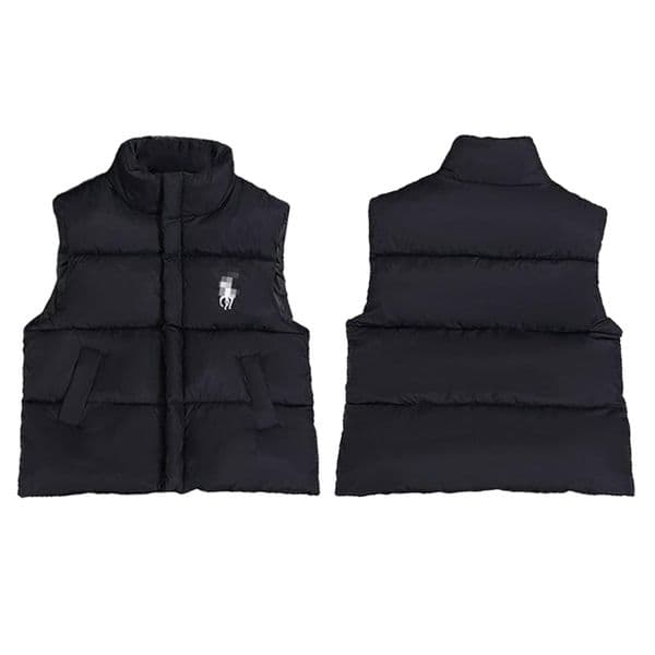 Big Child Warm Cotton Waistcoat Autumn Winter Boys Girls Down Vest Kids Outerwear POLO Designer Children Clothing Sleeveless Jacket Vests
