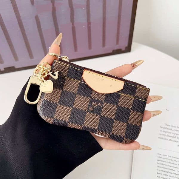 Luxurious backpack designer small handbag fashionable female male keychain ring-shaped credit card holder coin belt box dust-proof bag for wallet top1