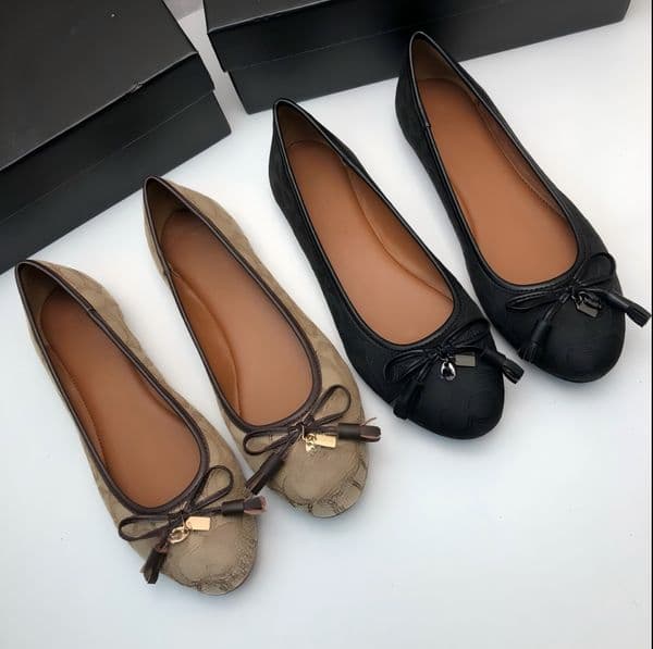 2026 Spring And Autumn New Single Shoes Womens Leisure Round Head Soft Leather Soft Bottom Autumn Shoes Womens Work Zuo Professional Ladle Shoes