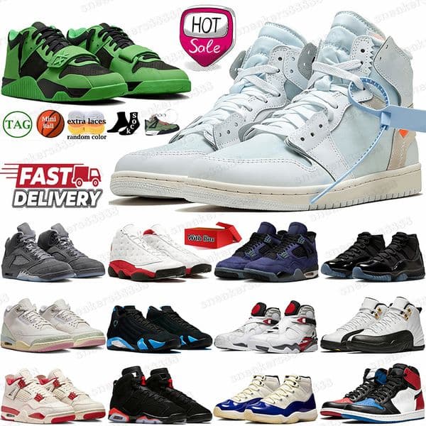 Free shipping 3s 4s 5s 11s 12s designer Basketball Shoes Wolf Grey Chicago Gamma University Blue Toro Brick After Brick White Metallic Black Cat Men trainers sneakers