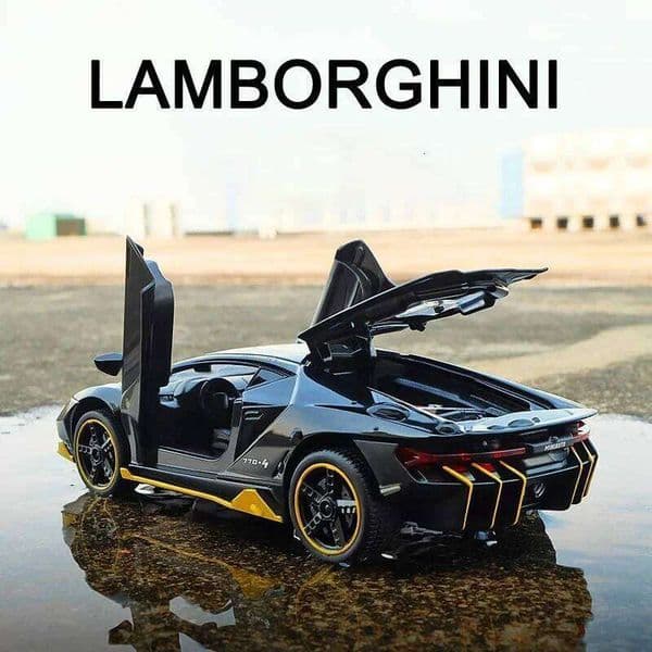 LP770 LP750 1:32 Lamborghinis Alloy Sports Model Diecast Sound Super Racing Lifting Tail Hot Car Wheel For Children Gift 26Y0504