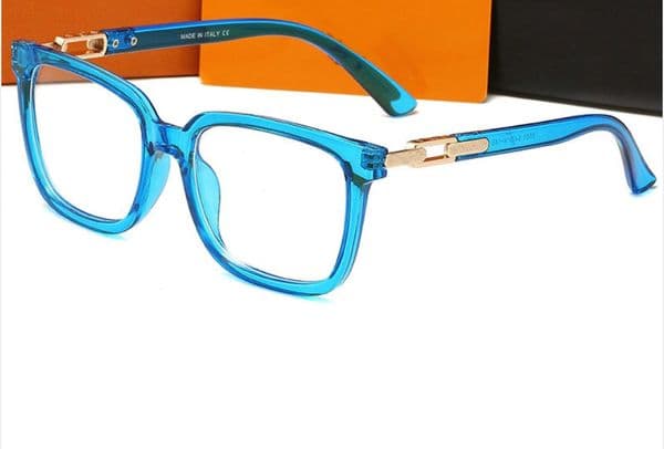 Fashion Brand Sunglasses Square Anti Blue Light Glasses Frame Women Men Optical Computer Eyeglasses Frames Office Decoration Fake Eyewear Lunette Soleil Femme 003