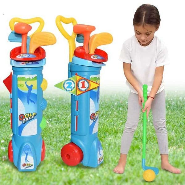 Kids Golf Club Set Indoor and Outdoor Sports Retractable Toy Golf Clubs Game Family Parent Child Outdoor Interactive Toys X260504