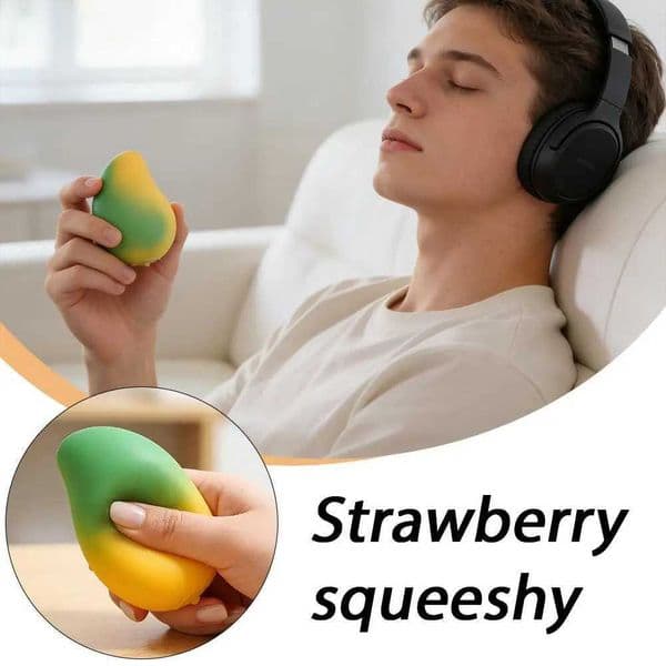 Creative Fruit Kneading Stress Relieving Ball Music Changing Advanced Black Technology Slow Rebound Release Toy ArtifactT260504