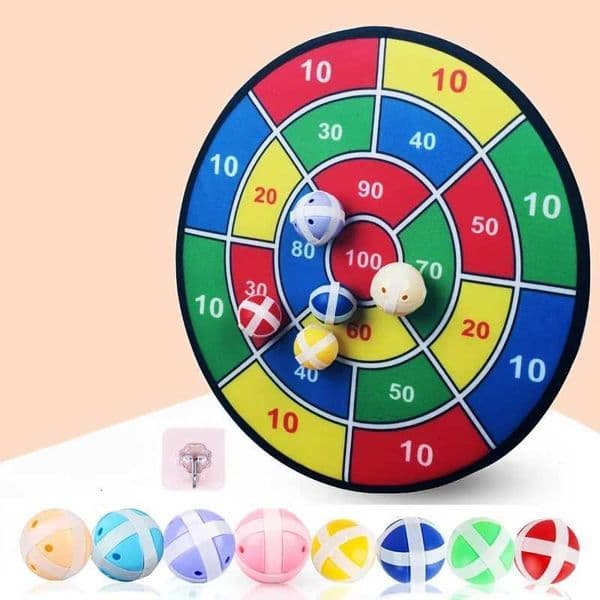 Large Hard Plate Kids Sticky Ball Toy Sticky Ball Indoor Dart Target Plate Outdoor Parent-Child Suction Cup Ball X260504