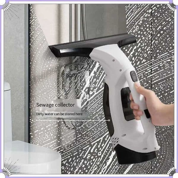 Multifunctional Electric Cordless Window Cleaner Machine White Cordless Rechargeable Automatic Portable Glass Cleaner Tools X260504