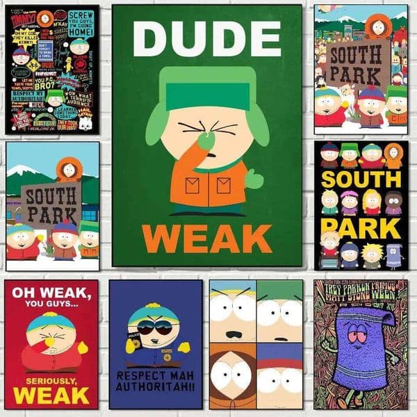 South Cartoon Parke Poster Print A4 A3 A2 Wall Art Decor Room Office Gift For Fans 26Y0504
