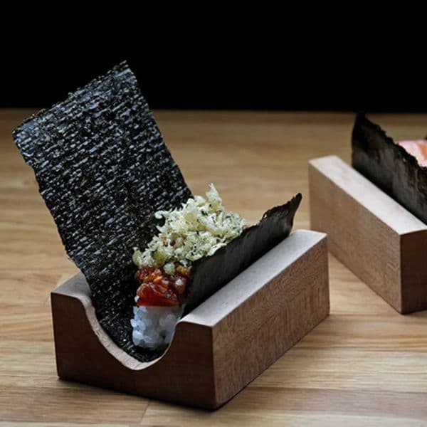 Creative Wooden Sushi Plate Restaurant Food Specialty Tableware Display el Afternoon Tea Decoration Dessert 260430