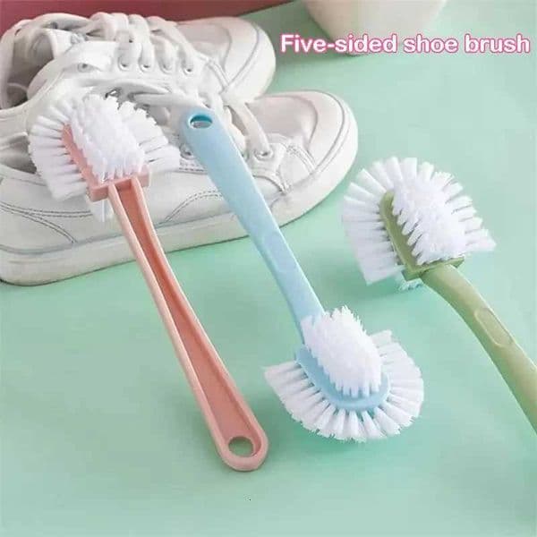 Five-sided shoe brush All-round household multi-function double-sided circular360Degree decontamination without dead ends X260504