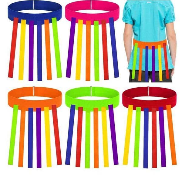 5/3 Set Catch Tail Game Belt Outdoor Fun Parent Child Interaction Developing Toys Children Carnival Games For Adults And Family X260504