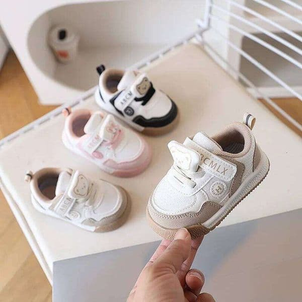 2026 Fashion Toddler For Baby PU Leather Infant Girl's Sneakers Soft-soled Ergonomics Newborn Boy's Sport Shoes First Step 26L0504