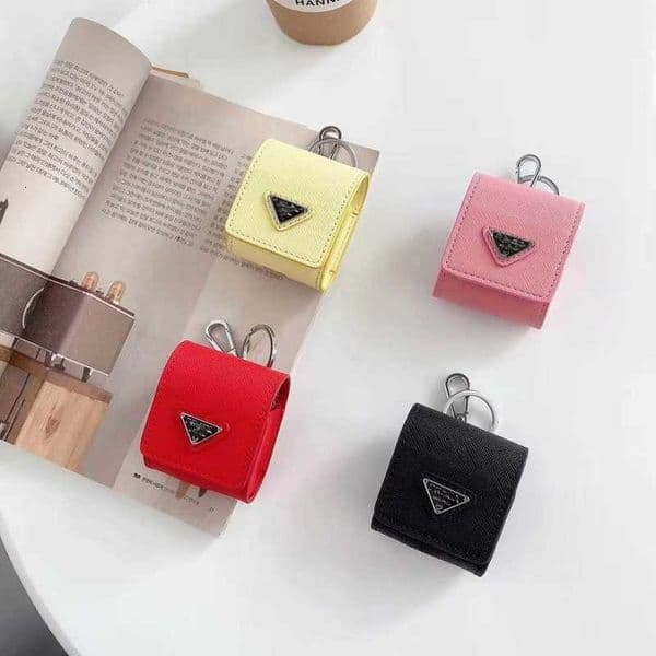 Luxury Universal Earphone Case for Airpods 1 2 3 Pro Pro2 Pro3 4 Leather Designer Anti-knock Shockproof Earbuds Bluetooth Charging House Storage Cover Purse WHWL