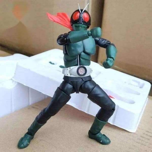 2026 New Hot Japan Anime Kamen Sakurajima No. 1 Version Masked Rider 2 Model Dolls Shf Pvc Action Figure Toys Gift Toy 482 1