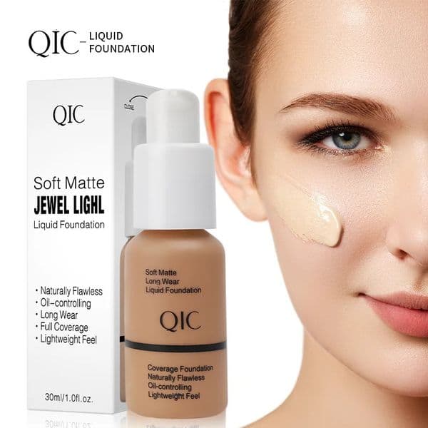 Liquid Foundation Concealer Face Naturally Matte Oil-Control Waterproof Long Lasting Foundation 30ml 5 Colors Optional 260430