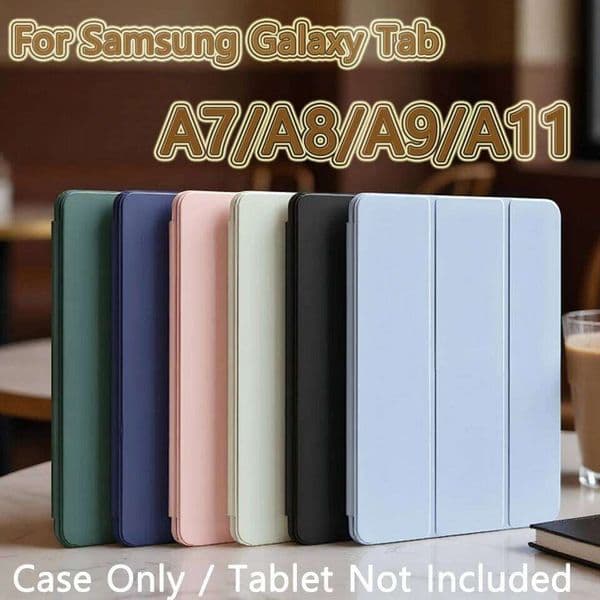 For Galaxy Tab A7 A8 A9 A11 Plus Lite 8.7 10.5 11 T220 T500 X200 X210 X110 X130 X230 X236 X136 Magnetic Flip Smart Cover 26Y0505