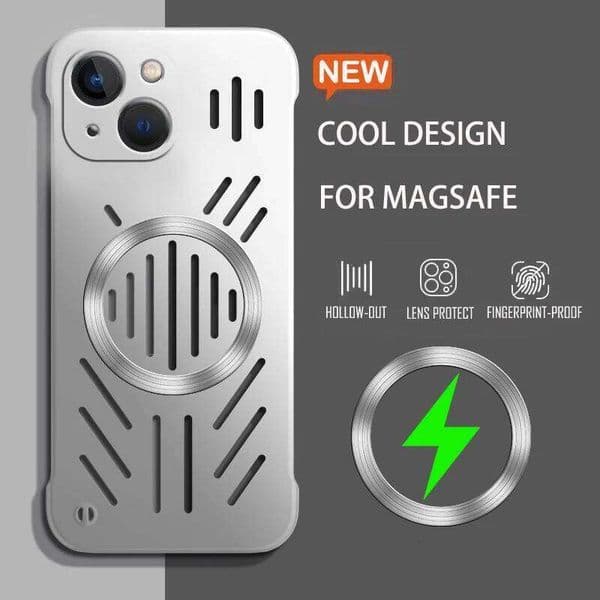 Heat Dissipation Magnetic Phone Case Galaxy S25 S24 S23 Ultra Plus For Wireless Charging PC Hard Cover 26H0505