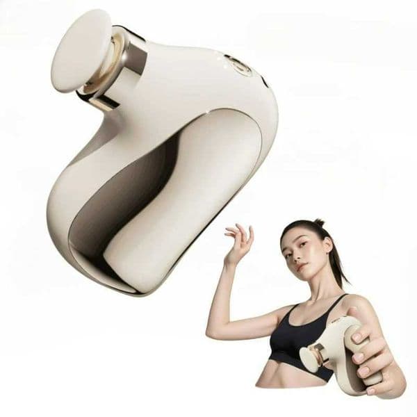 Multifunctional Mini Muscle Massage Gun Cordless Muscle Relaxation with Modified Silicone Vibrating Head Office and Home FitnessL260504