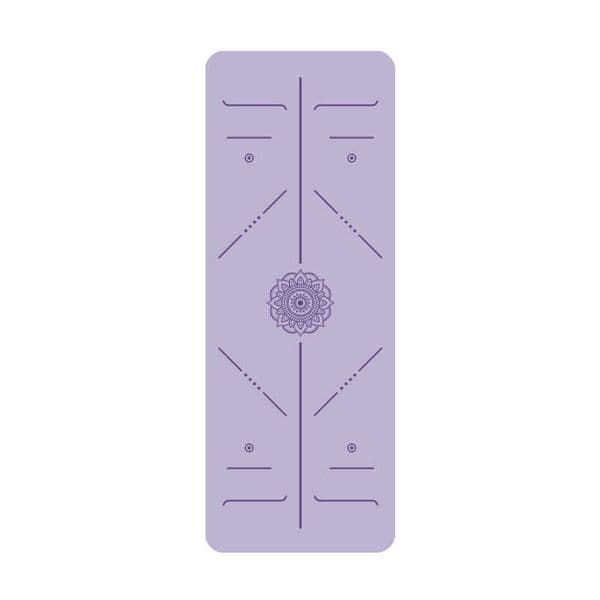 Pu Natural Rubber Yoga Mat non slip posture line sports fitness mat thickened tyrant mat householdL260504