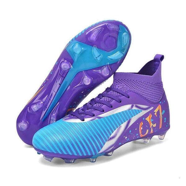 Men's High Top Soccer Non Slip Spike Footbal Boots High-quality Grass Match Athletic Adult Training Shoes Outdoor Sneakers 26L0505