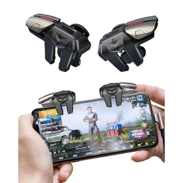 G21 Mobile Phone Trigger Gamepad Joystick 6-Finger Aim Shooting L1 R1 Key Button Fingertips For PUBG Game Controller