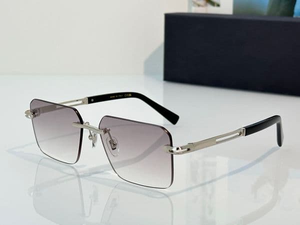 Sunglasses Men Women Fashion 2241S Summer Designer Stylish High Street Catwalk Style Anti Ultraviolet UV400 Plate Square Frameless Glasses Random Box