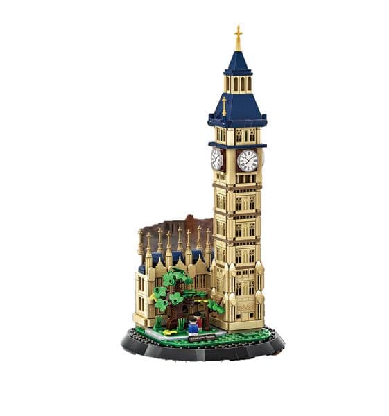 Free shipping Famous architectural model - small particle assembly of the British London Elizabeth Tower building block toy Designed Gift