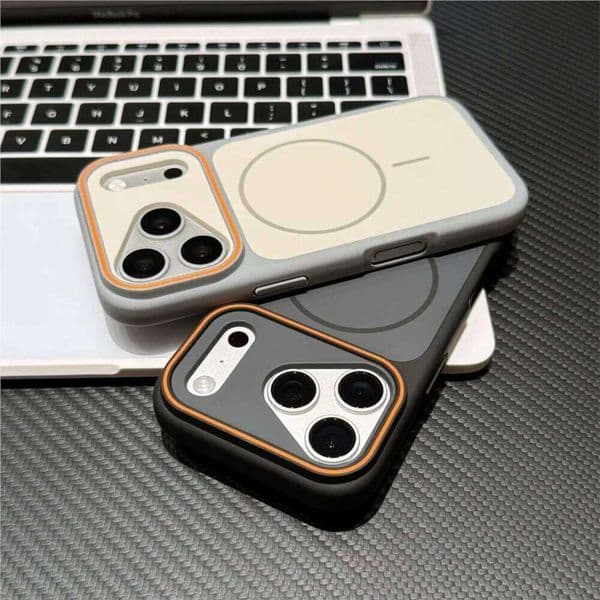 Luxury Shockproof Bumper Matte Case for iPhone 17 Air 16 14 15 Plus 13 12 11 Pro Max For Charge Magnetic Armor Cover 26H0505
