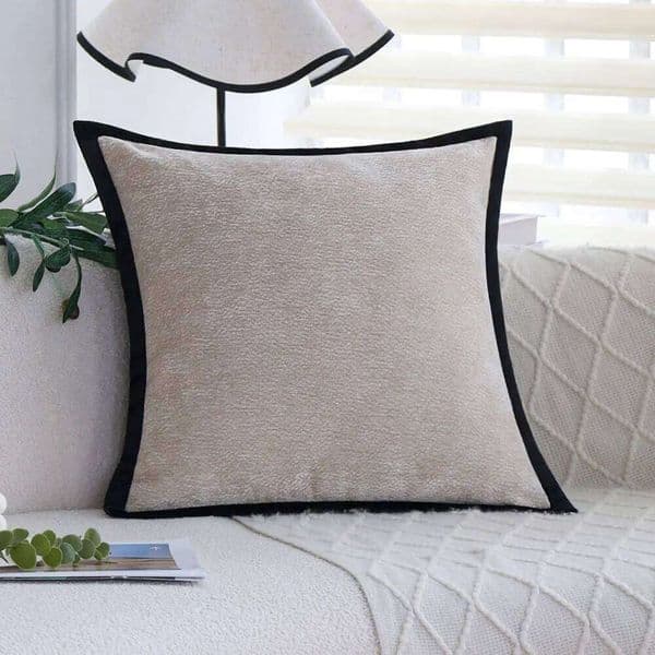 Pillow Case Cushion 45x45 Ultra Soft Throw Pillow Cover Chenille Decorative Pillows for Sofa Living Room Cojines Decorativos Para Sof 26L0505