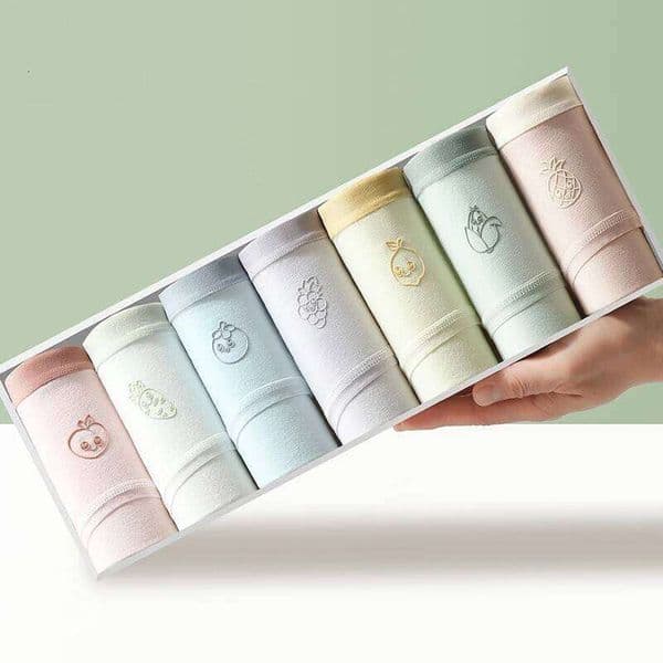 7Pcs Women's Panties Cotton Underwear Fashion Panty Girls Briefs Seamless Sexy Low Waist Underpants Breathable Female Lingerie