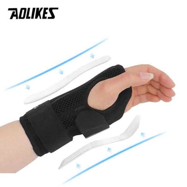 AOLIKES 1PCS Carpel Tunnel Wrist Support Hand Protection Orthopaedics Wrist Splint Sprain Recovery Wrist Brace Fracture Therapy Z260504