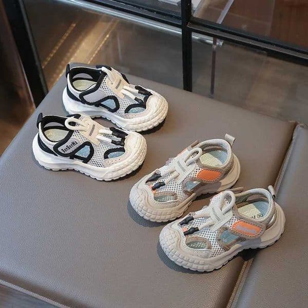 Kids Sport Sandals Summer Outdoor Casual Shoes Soft Breather Anti-slip Children Sneakers Unisex Boys Girls Close-toed Sandals J260505