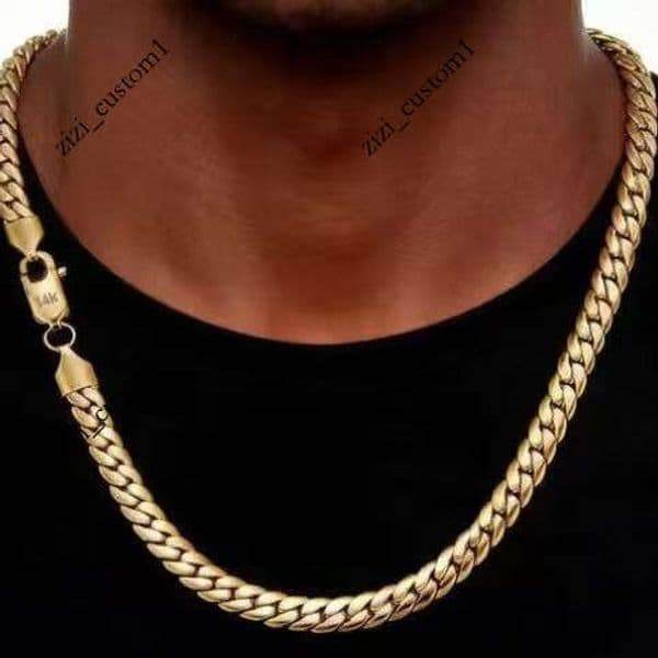 Cuban Necklace Hip Hop Thick Titanium Steel Encrypted Embossed Chain Cross-Border Hot Sale In Stock no box