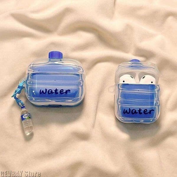 New Case Pro AirPods 4 3 2 1 Tpu Soft Protective for Airpods Covers Shockproof Cases Cute Water Bottle 26W0505