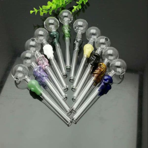 Filter the new glass Hookah send pot accessories glass bongs water pipe smoking color style random delivery
