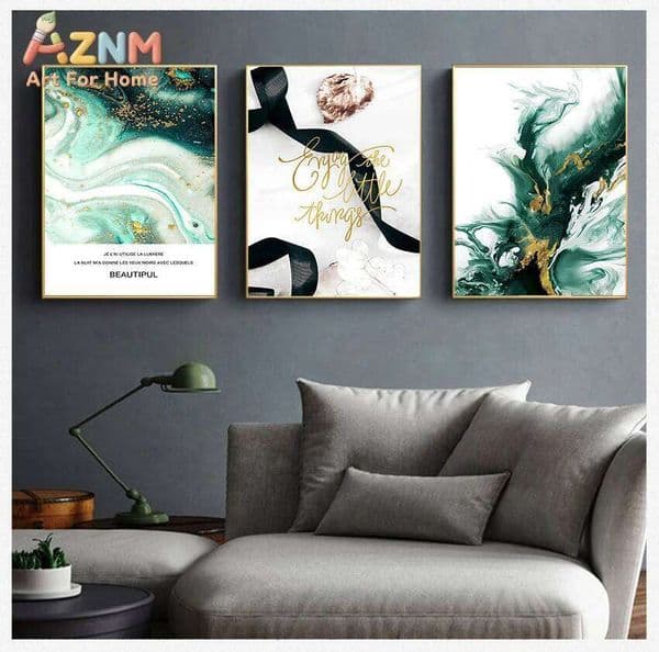 Abstract Painting Decorative Picture Modern Livinfg Room Decoration Scandinavian Geometry Canvas Wall Art Print Nordic 26Y0505