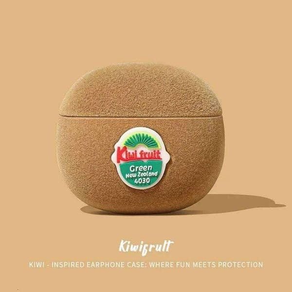 For Airpods 1 3 4 Pro 2 kiwi fruit Silicone Earphone Case Accessories Cover 26W0505