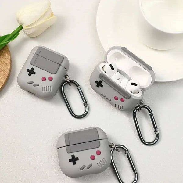 Fashion Classic Retro Game Console Earphone Case Airpods 4 1 For AirPods Pro 3 2 Gameboy Silicone Headphone Cases 26W0505